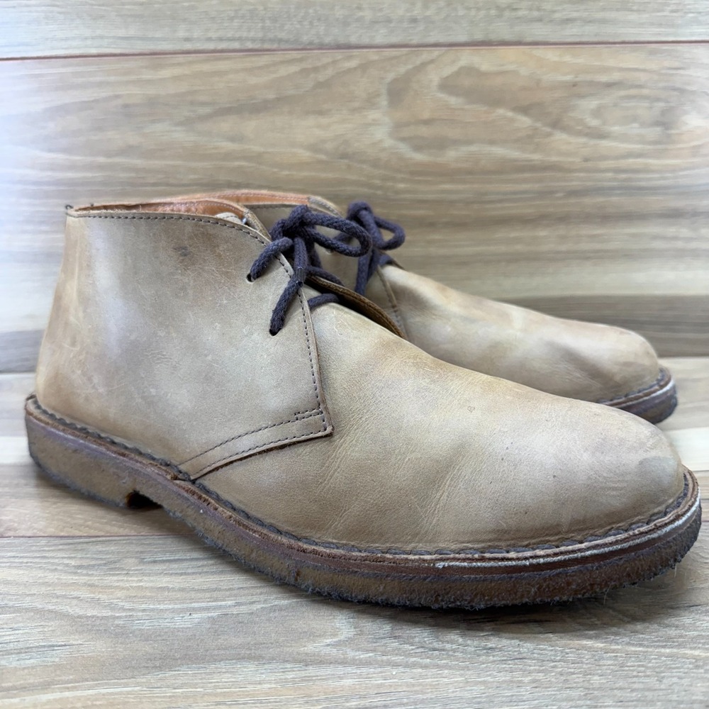 Astorflex Desert Chukka Boot Mens 10 EU 43 Tan Nubuck Leather Old Money Casual - Picture 2 of 12